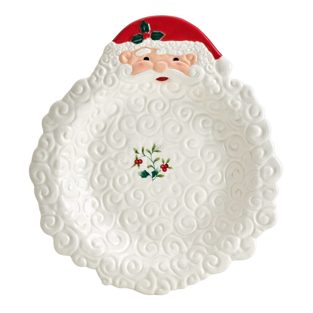 Winterberry® Santa Figural Bearded Platter