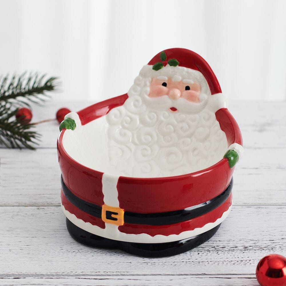 Winterberry® Santa Figural Candy Bowl