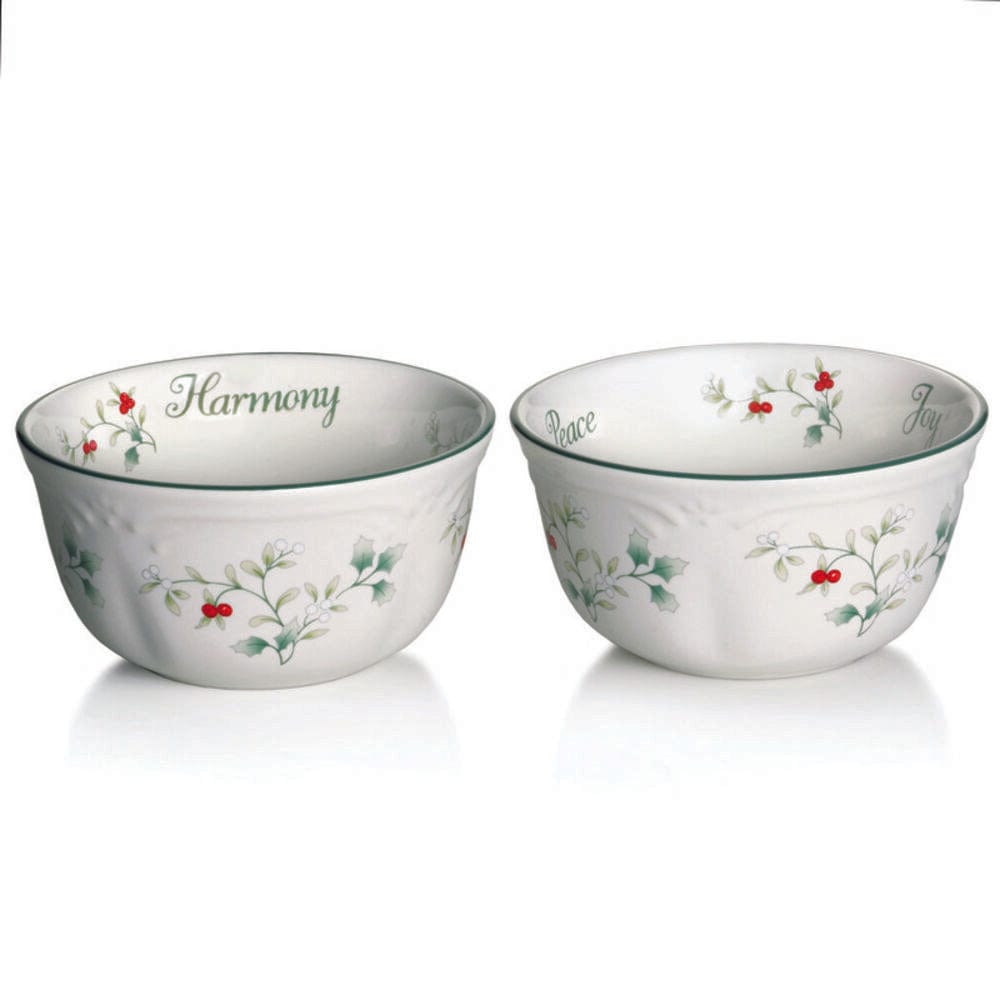 Winterberry® Set of 2 Sentiment Dessert Bowls