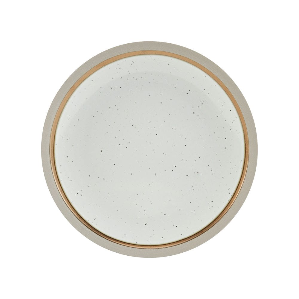 Ezra Taupe 16 Piece Dinnerware Set, Service for 4