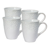Pfaltzgraff French Lace Set of 4 White Mugs C4629261