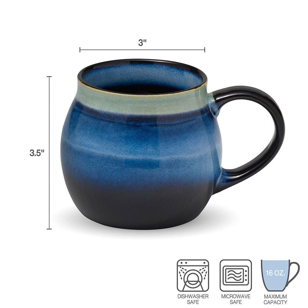 Horizon Set of 6 Mugs, Assorted