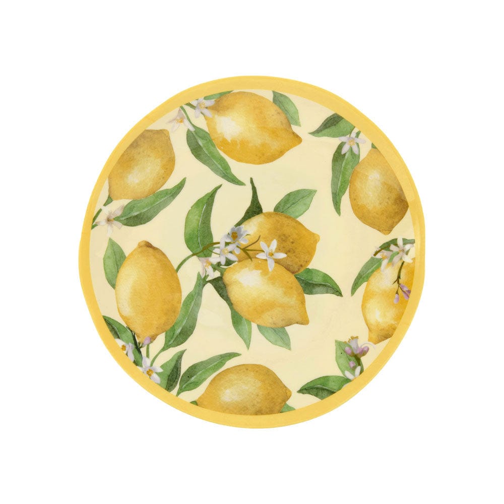 Lemons Outdoor Melamine Salad Plate
