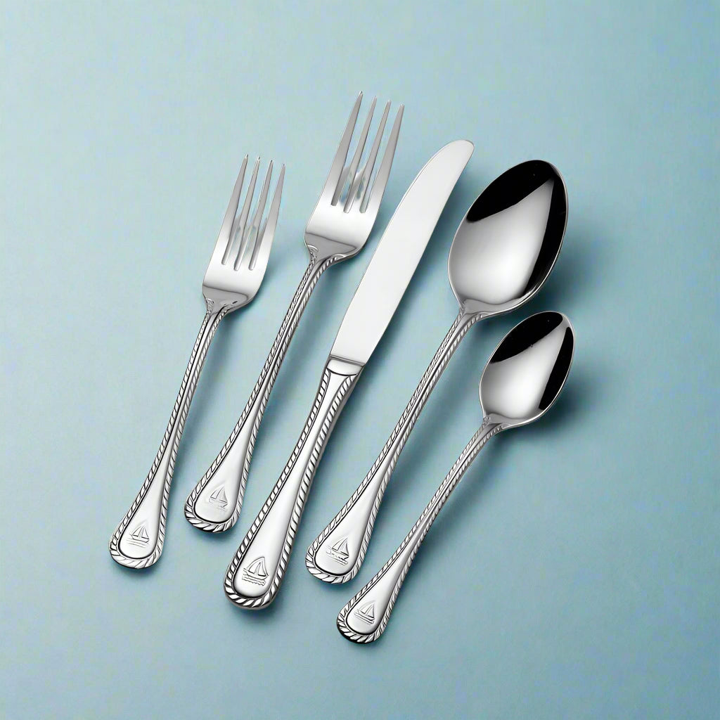 Nautical 20 Piece Flatware Set, Service for 4