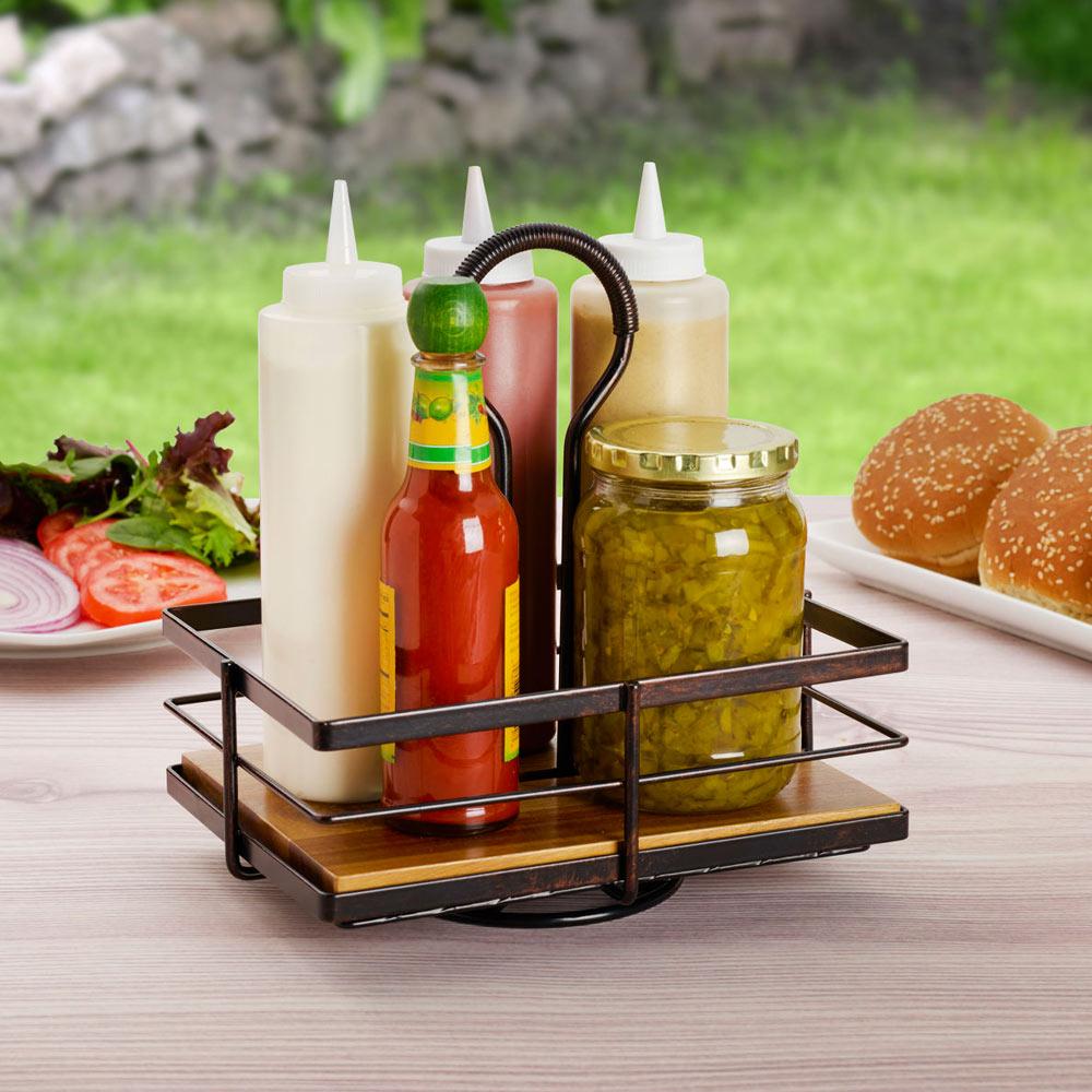 Condiments Holder Rack Napkin And Condiment Holder Napkin/Cutlery Holder Pond Oval 13 X 20 Cm