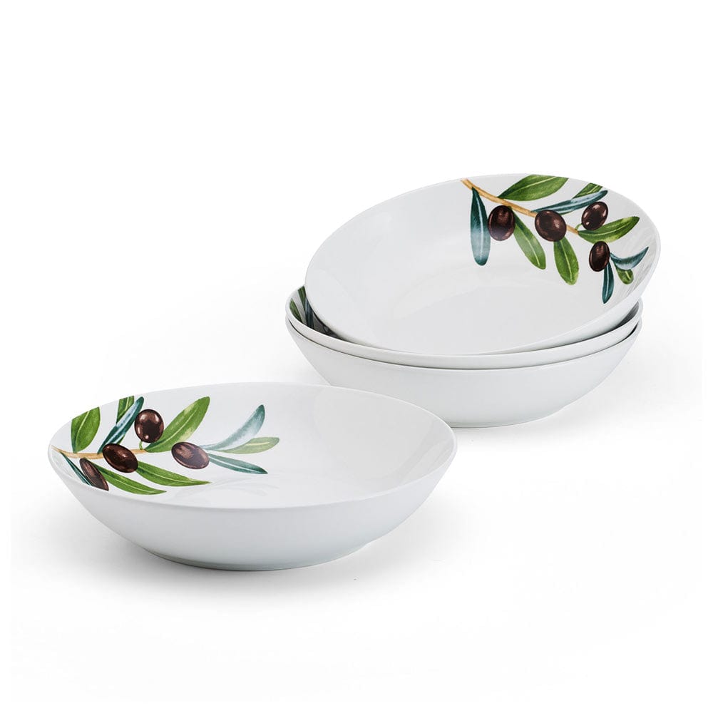 Olives Set of 4 Pasta Bowls Pfaltzgraff