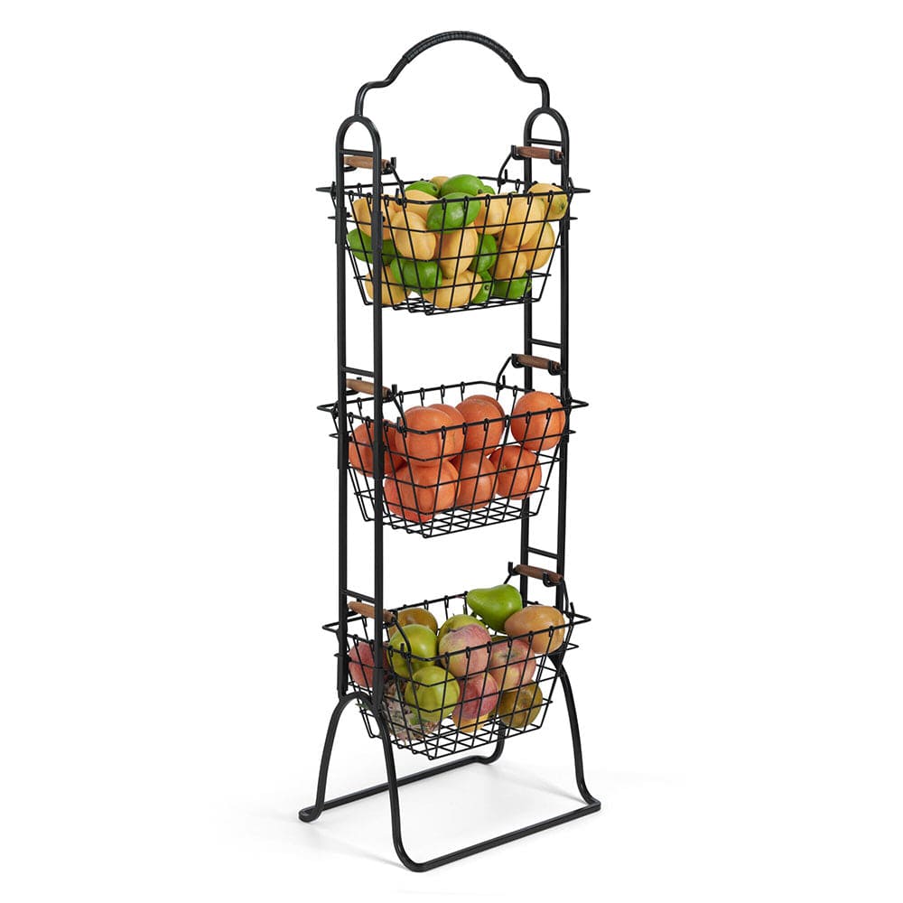 Pacific 3 Tier Adjustable Standing Storage Rack – Pfaltzgraff