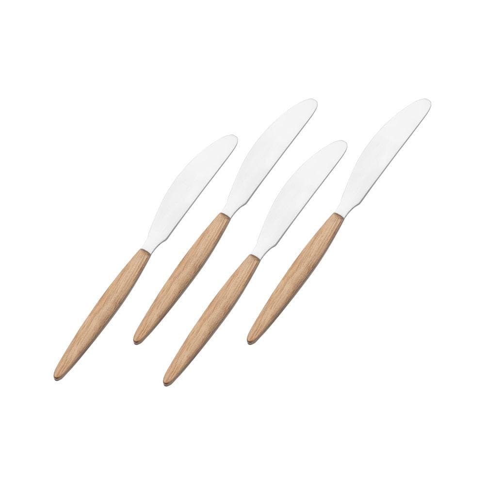 Set of 4 Acacia Wood Spreaders