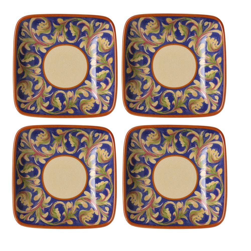 Villa della Luna® Set of 4 Wine Tapas Plates