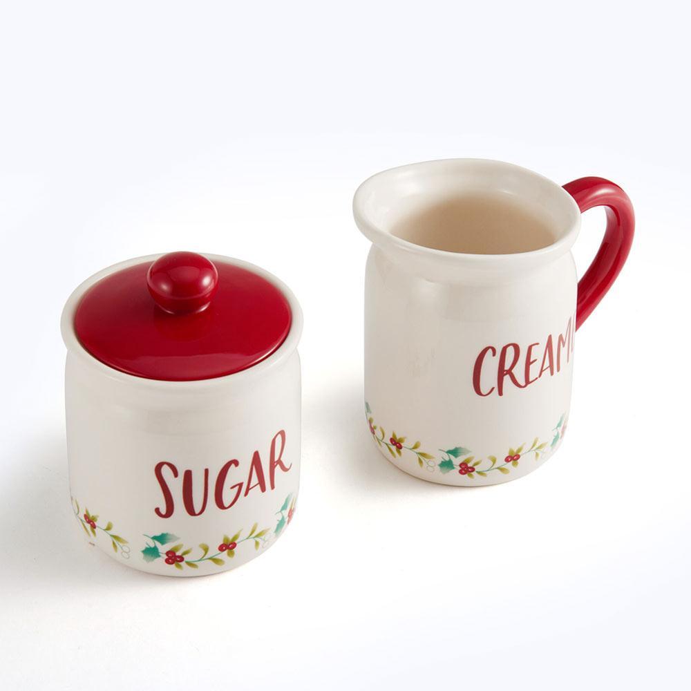 Winterberry® Red Sugar and Creamer Set