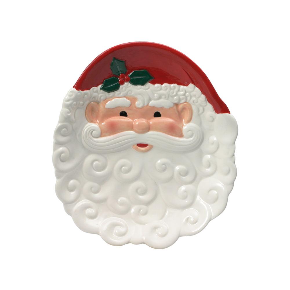 Winterberry® Santa Figural Cookie Plate