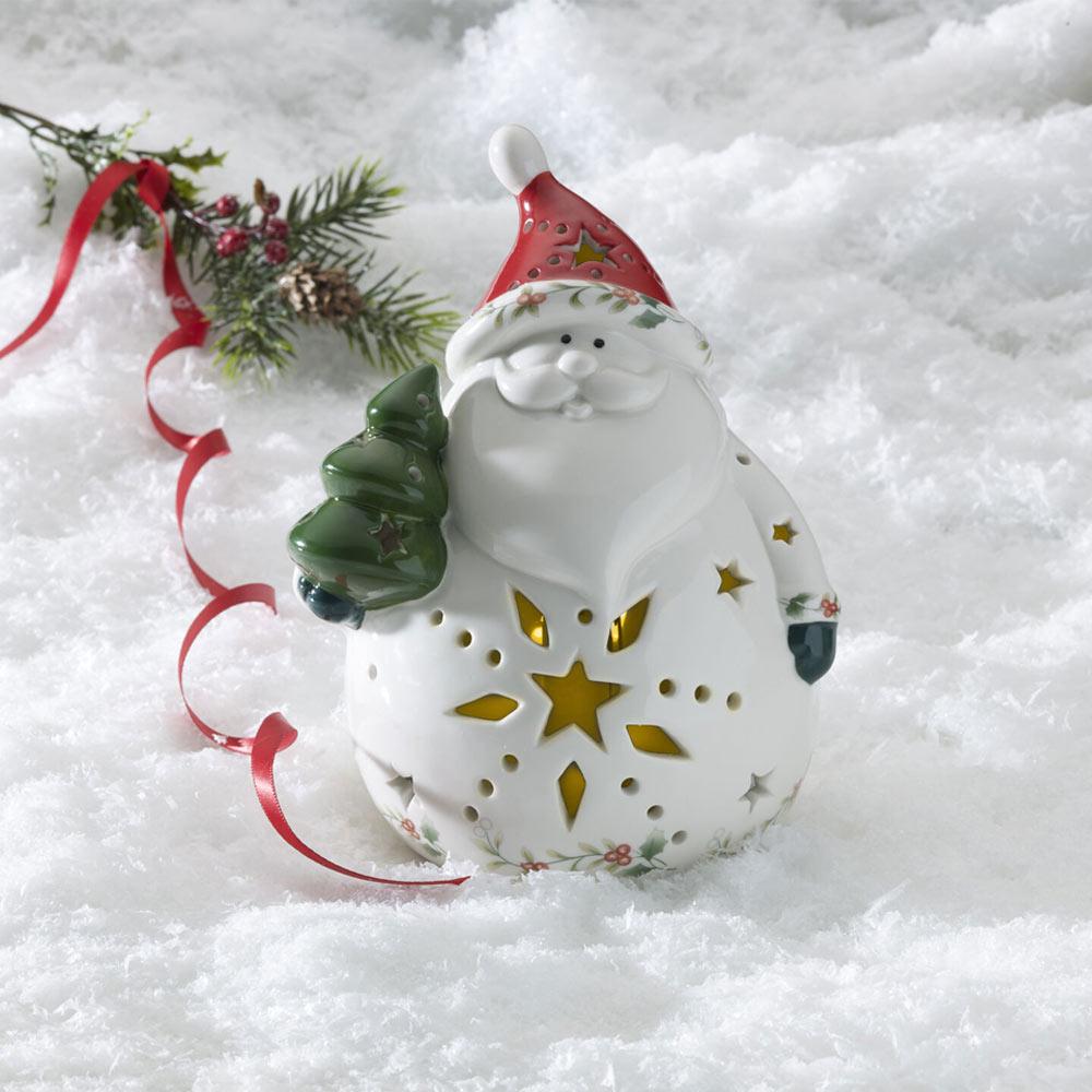 Winterberry® Santa with LED Light