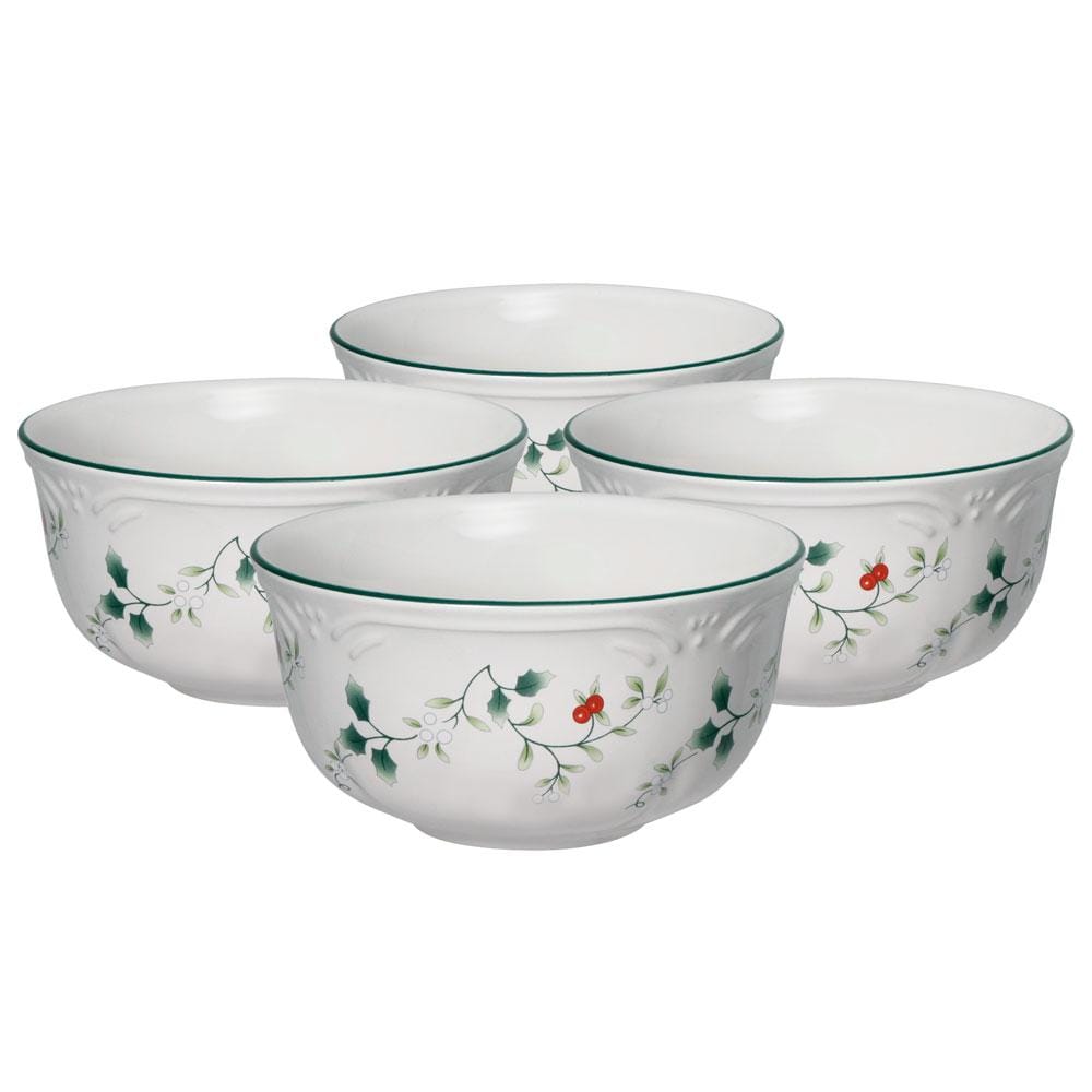 Winterberry® Set of 4 Deep Soup Cereal Bowls