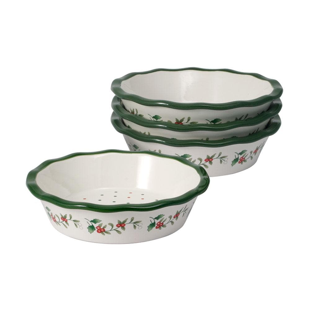 Winterberry® Set of 4 Mini Pie Plates