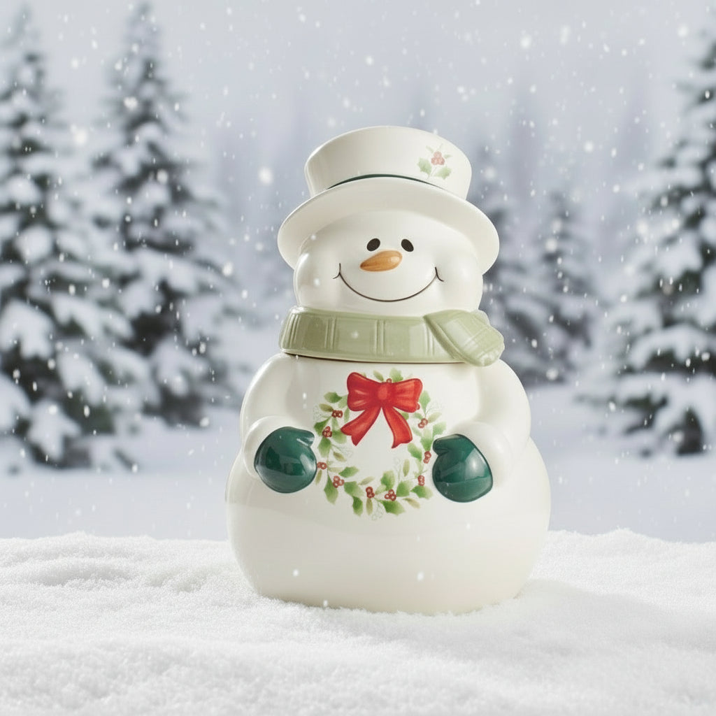 Winterberry® Snowman Cookie Jar