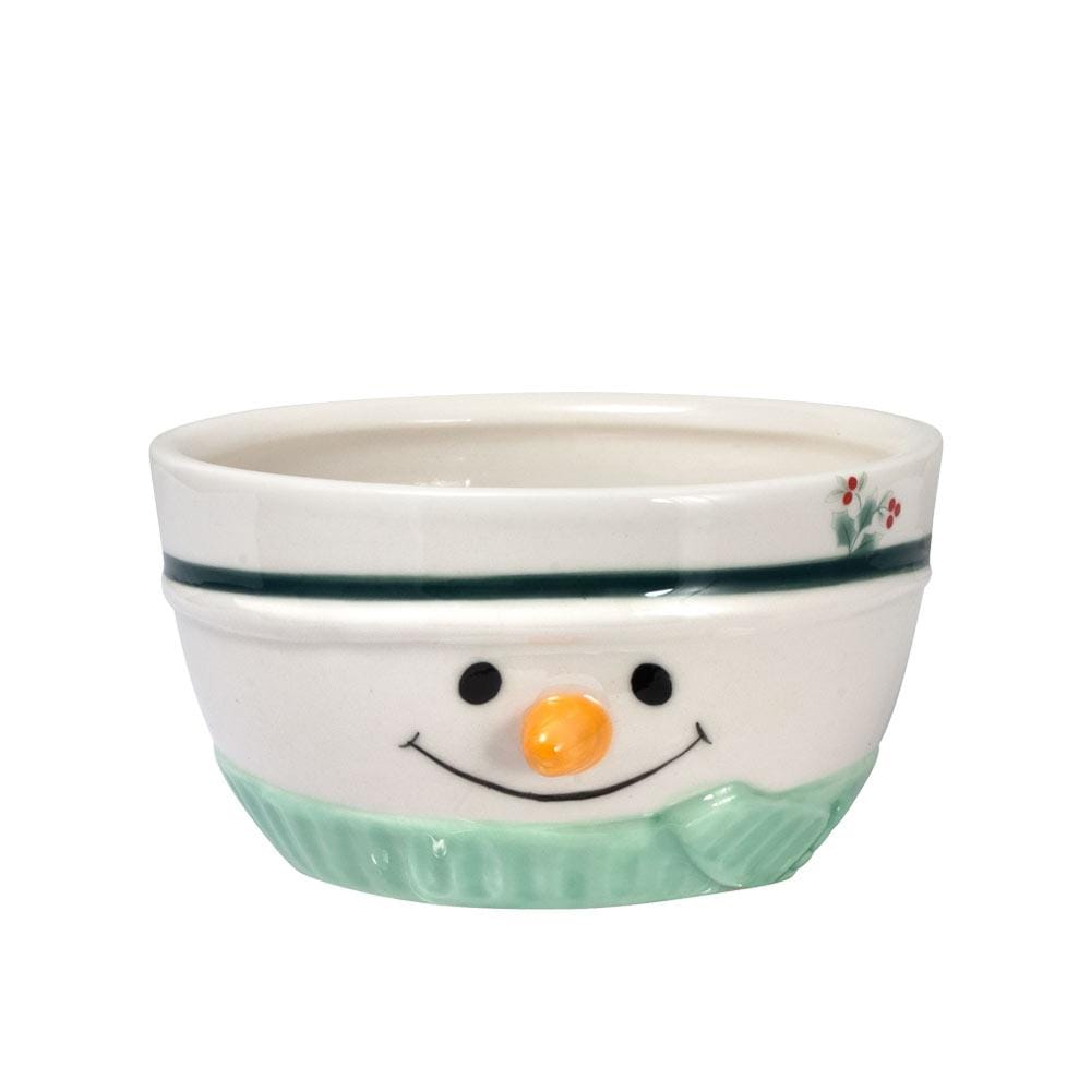 Winterberry® Snowman Sculpted Bowl