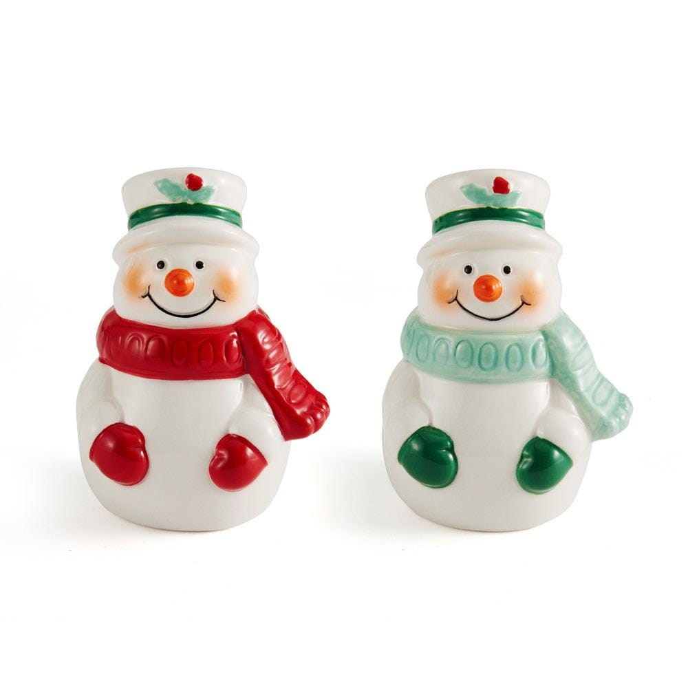 Winterberry® Snowman Scarf Salt and Pepper Set