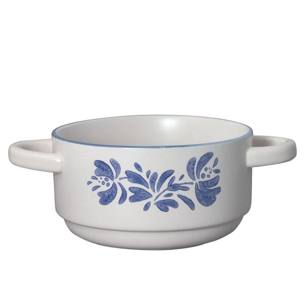 Pfaltzgraff Rustic Leaves Double Handed Soup Bowl, 29-Ounce